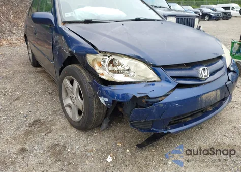 2004 Honda Civic Ex z USA, uszkodzony, nr VIN 2HGES26794H620140